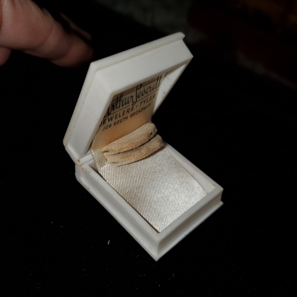 Celluloid Book Ring Box